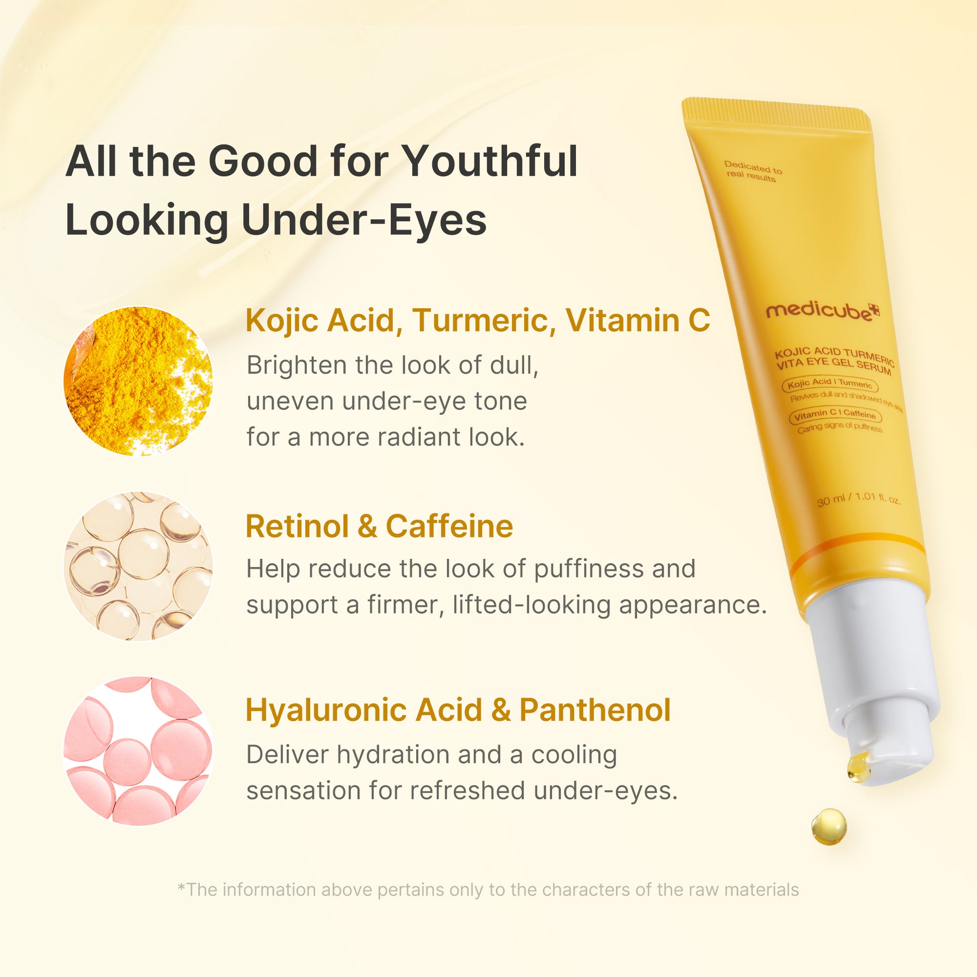 Kojic Acid Tumeric Eye Gel Serum - medicube.us