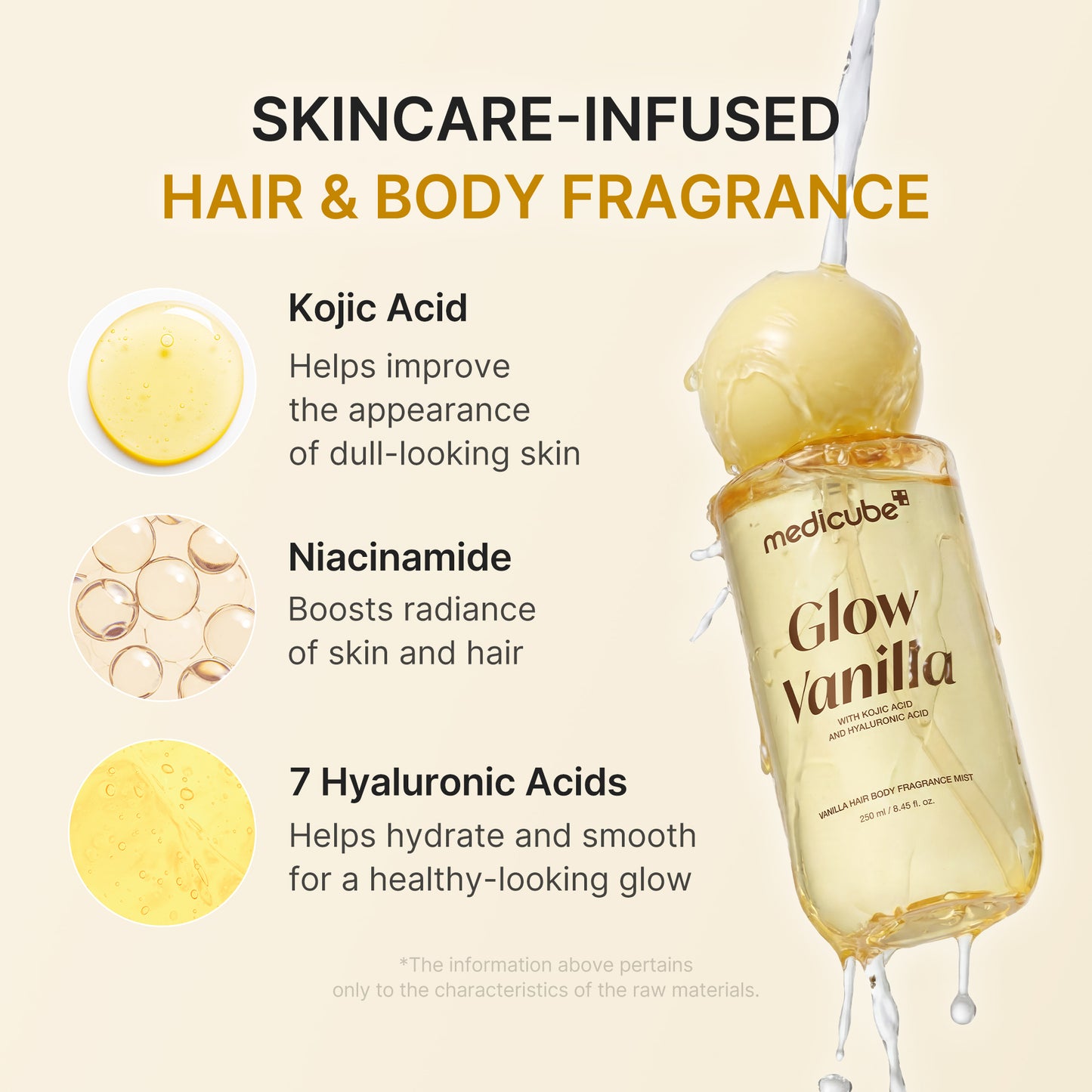 Glow Vanilla Hair & Body Fragrance Mist - medicube.us