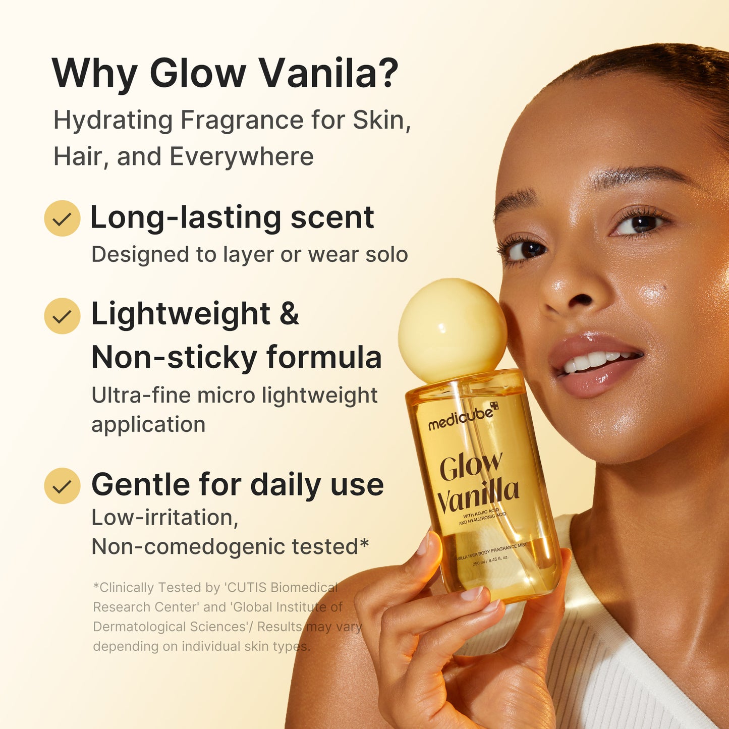 Glow Vanilla Hair & Body Fragrance Mist - medicube.us