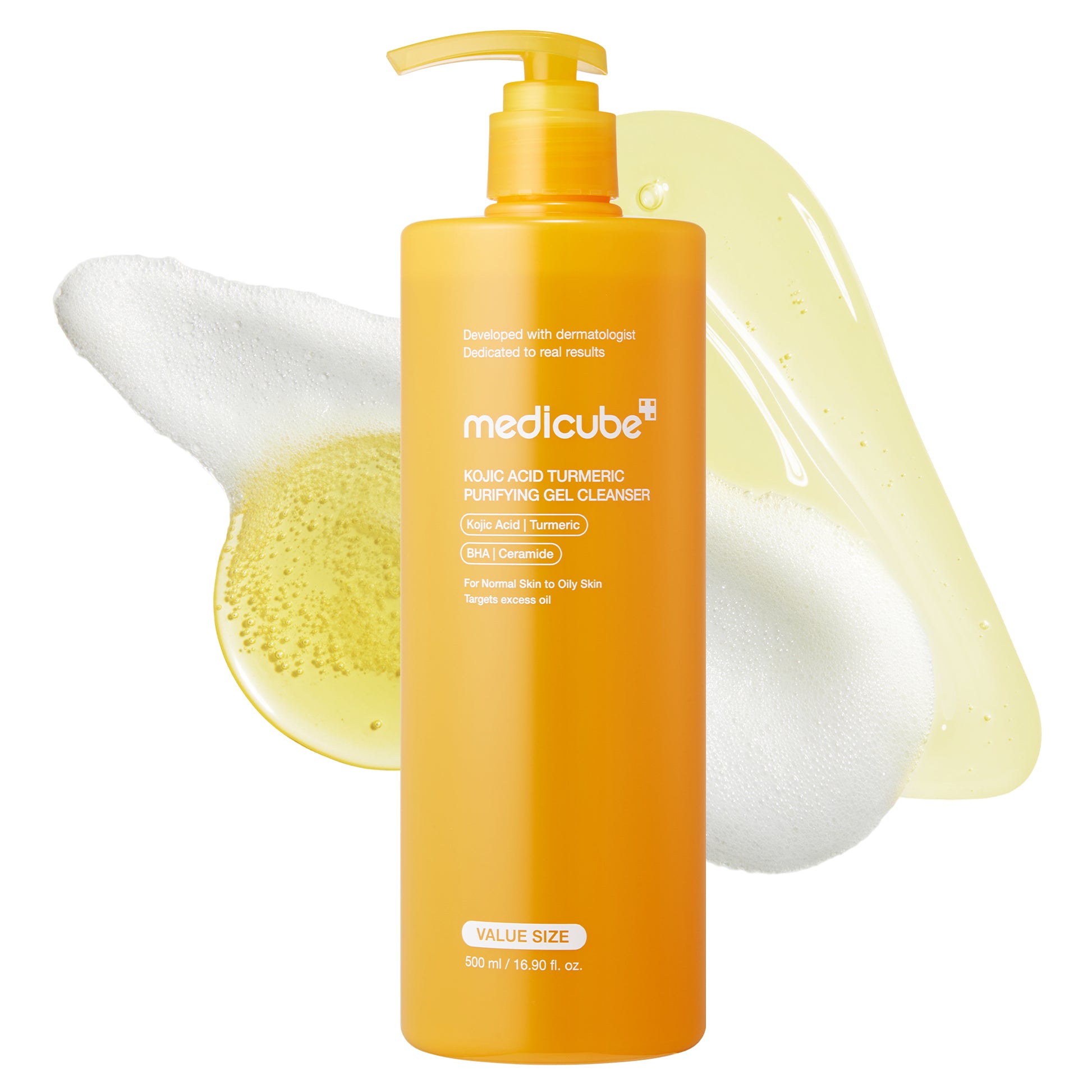 Kojic Acid Turmeric Purifying Gel Cleanser - medicube.us