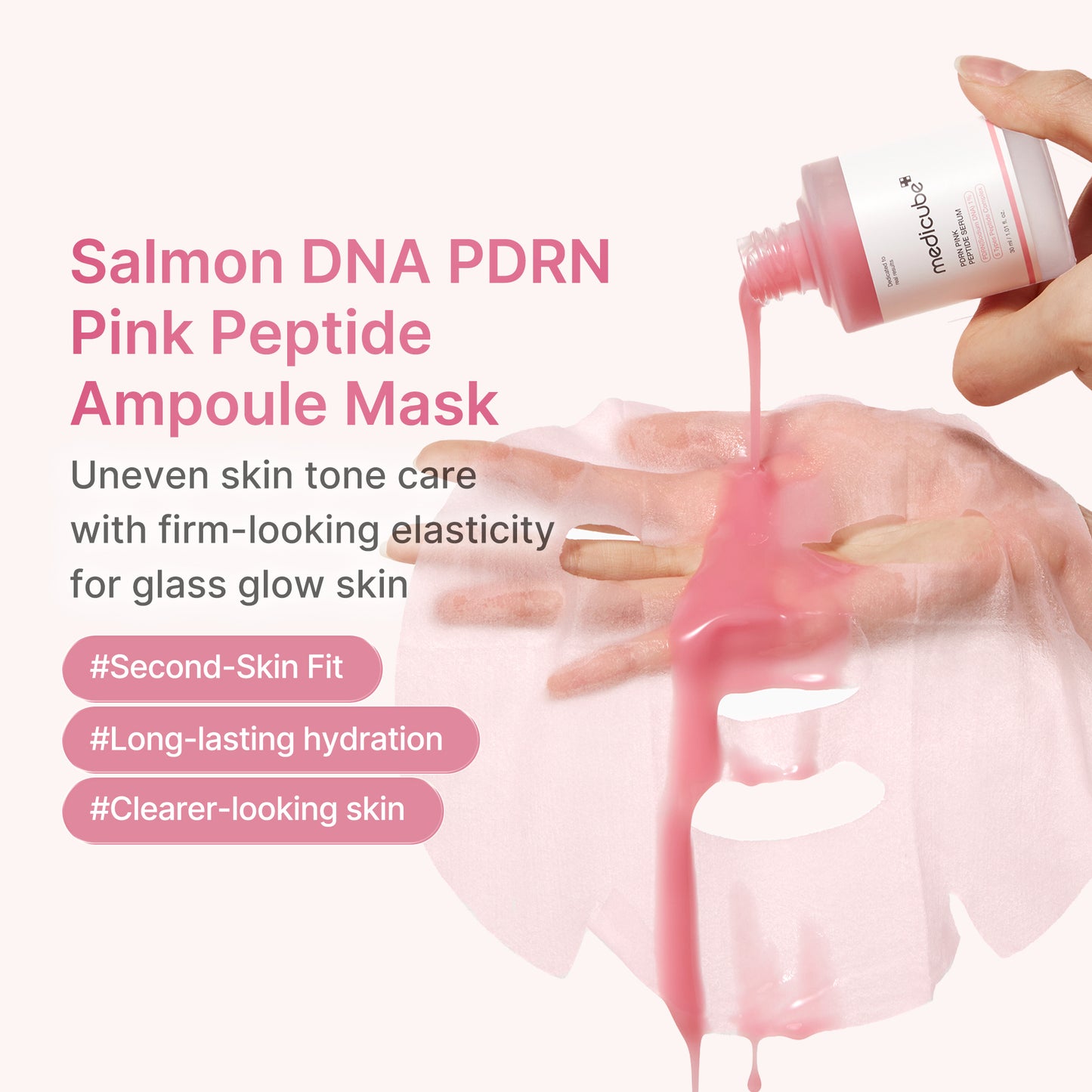 PDRN Pink Peptide Ampoule Mask - medicube.us