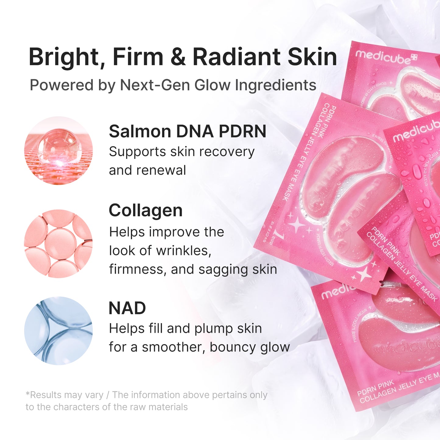 PDRN Pink Collagen Jelly Eye Mask - medicube.us
