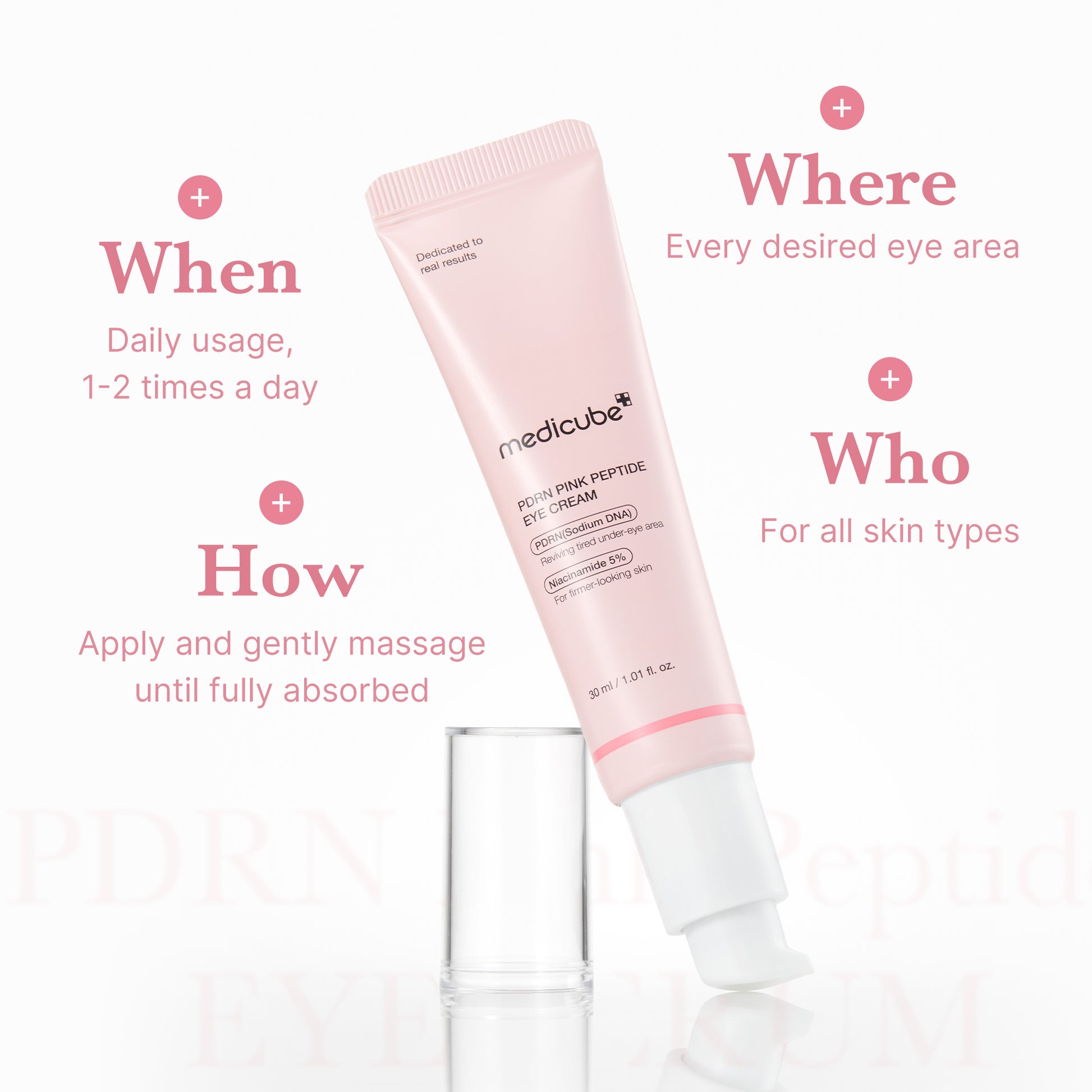PDRN Pink Peptide Eye Cream - medicube.us