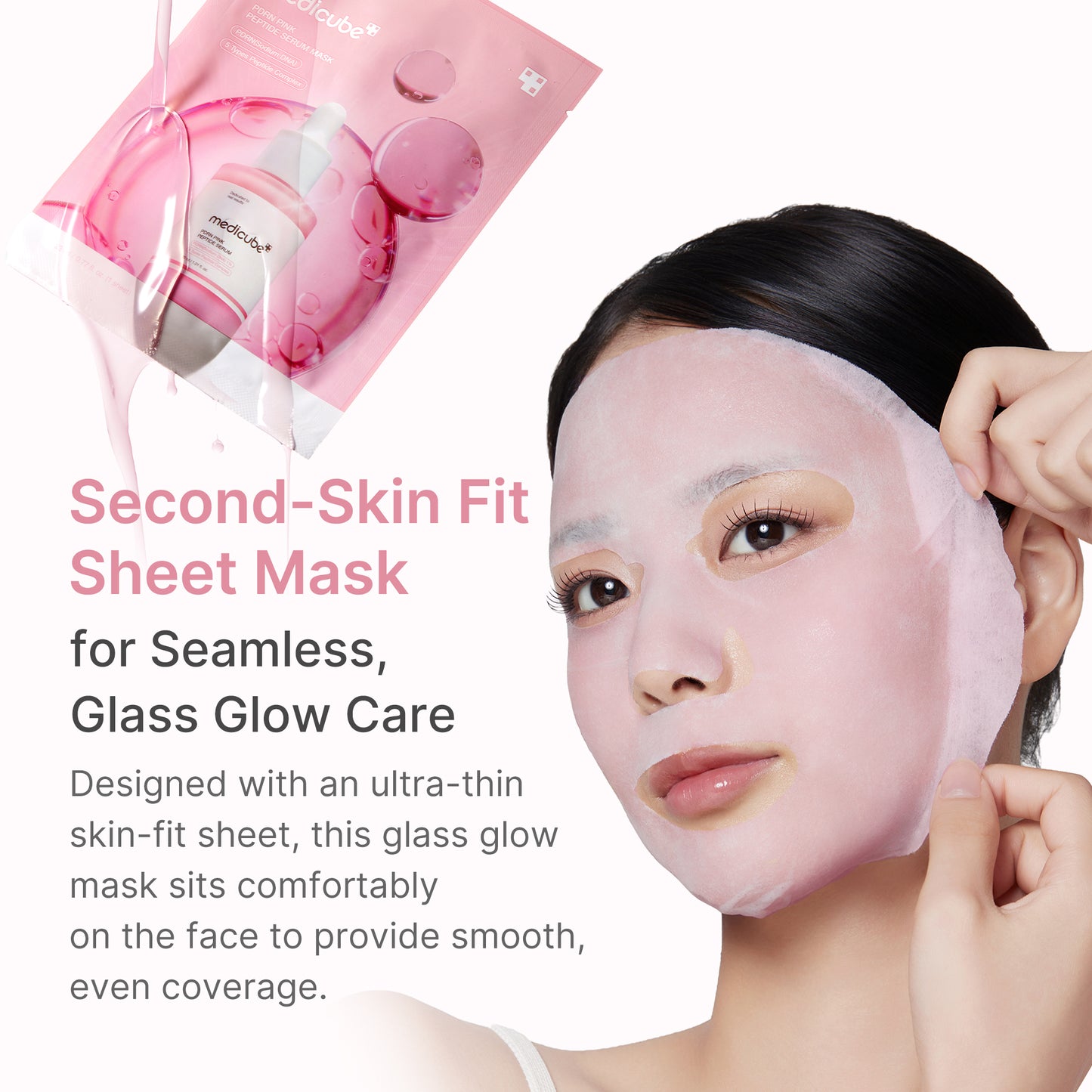 PDRN Pink Peptide Ampoule Mask - medicube.us
