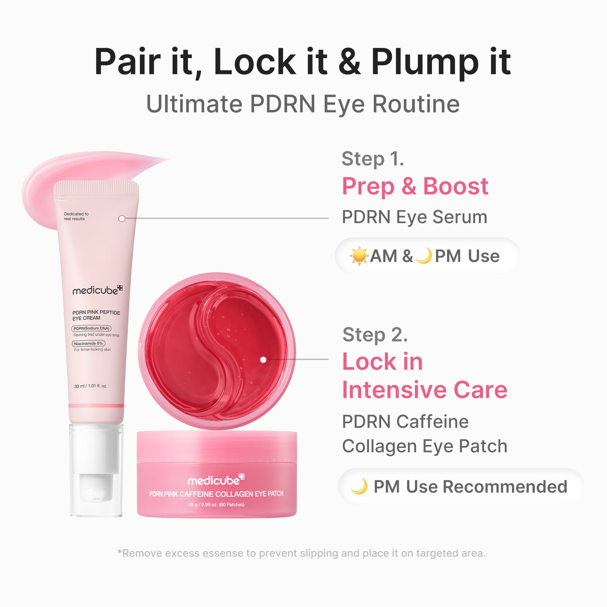 PDRN Caffeine Collagen Eye Patch - medicube.us