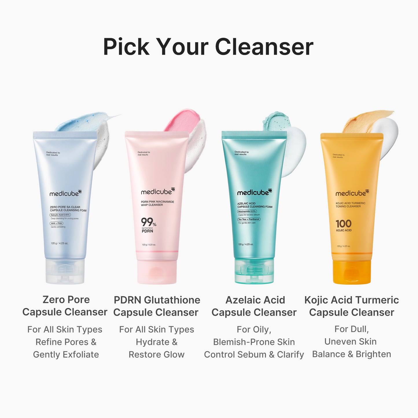 PDRN Pink Glutathione Capsule Foam Cleanser - medicube.us