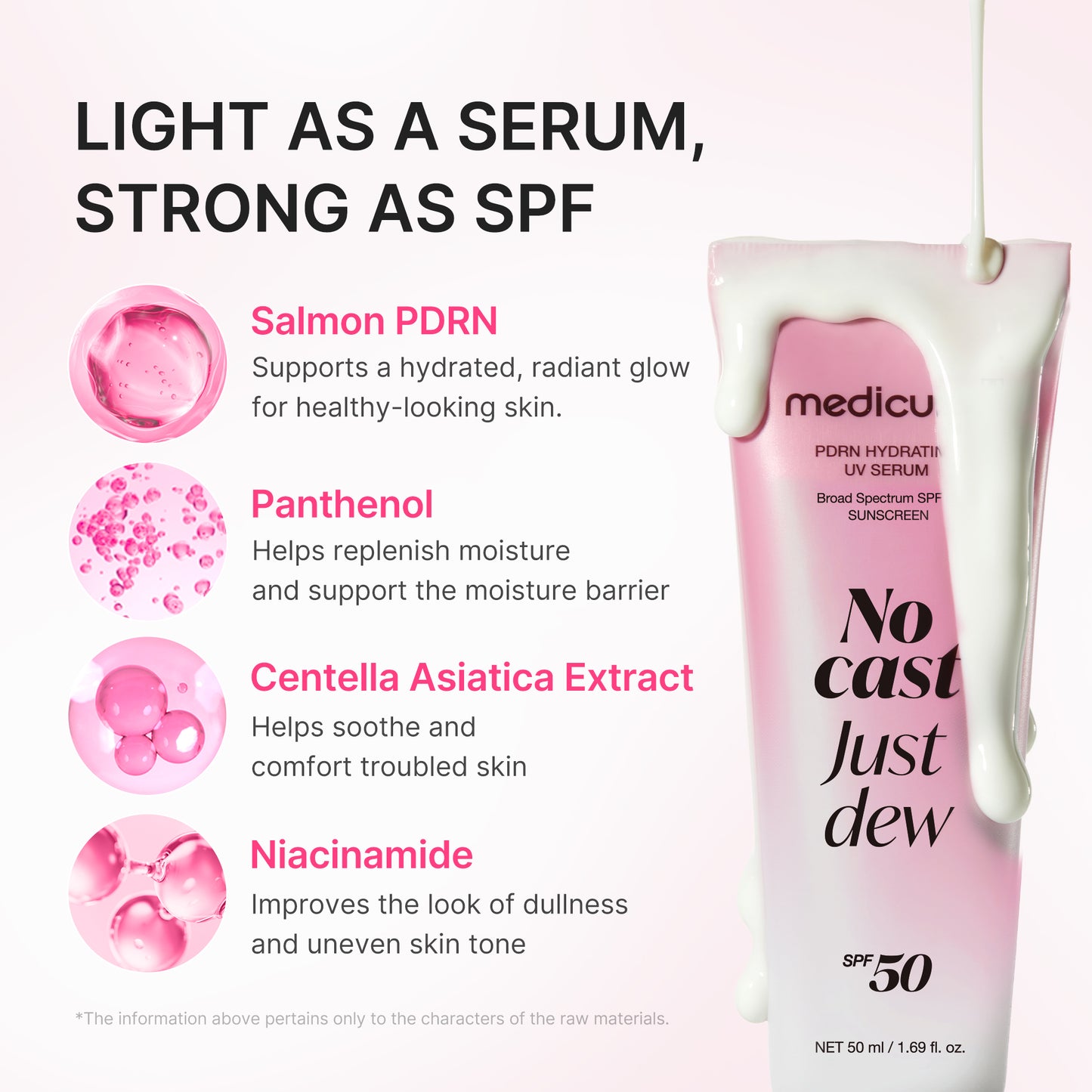 PDRN Hydrating UV Sun Serum - medicube.us
