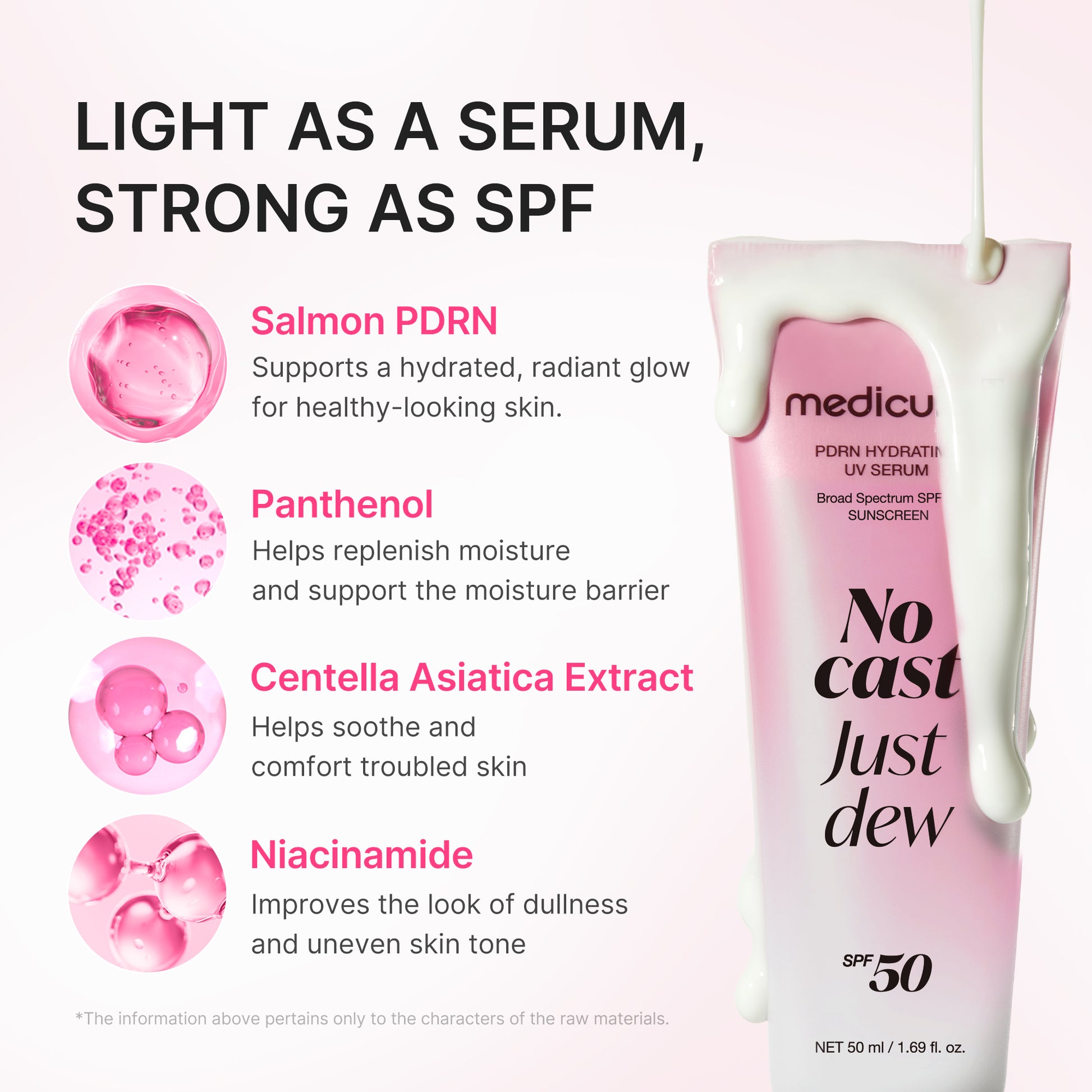 PDRN Hydrating UV Sun Serum - medicube.us
